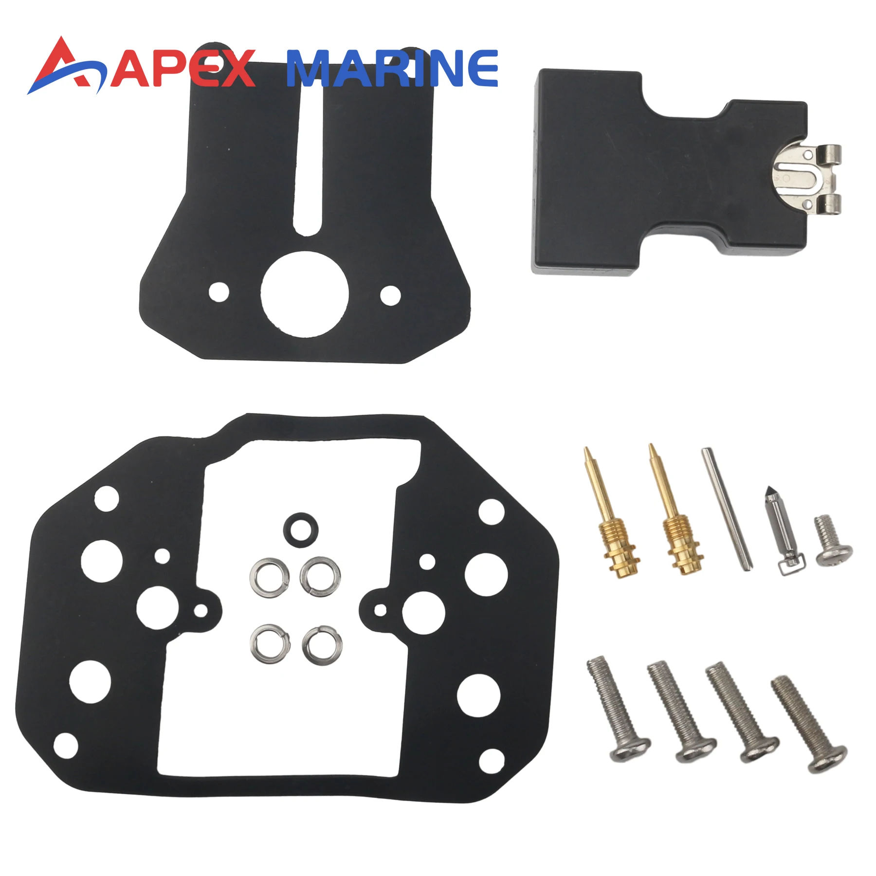 

6F6-W0093-00-00 Carburetor Repair Kit fits for Yamaha Marine Parts 2 Stroke 40HP Outboard Engine 6F5-W0093-00-00