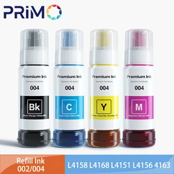 002 004 Refill Refilling Dye Ink 70ml for Epson L3258 L3251 L3118 L3119 L1218 L1258 L3151 L3156 L5198 L4151 L4269 L6166
