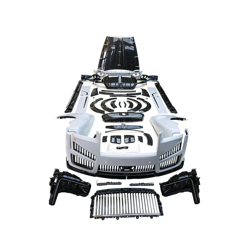 JT MSY New Dry Carbon Fiber Body Kit for Rolls Royce Cullinan 2018- Engine Bonnet Front/Rear Bumpers Fenders Roof Spoiler Exhaus
