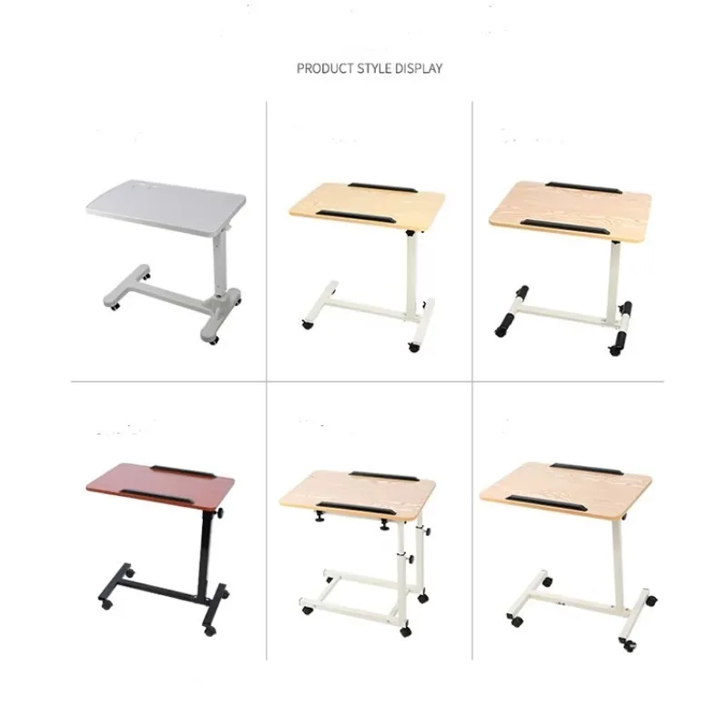 طاولة بجانب السرير للمستشفى قابلة للتعديل مع عجلات #4