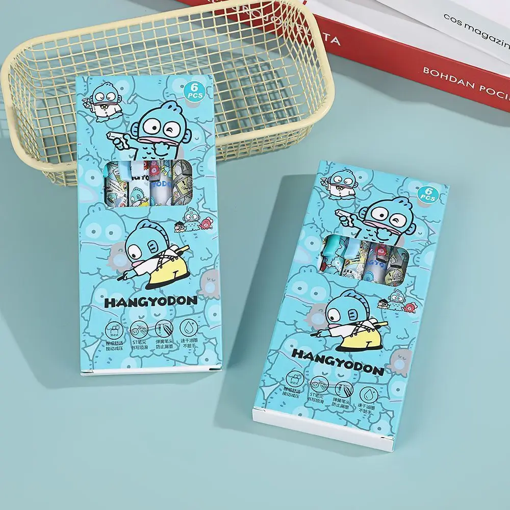 محدودة سحابة عقد سمكة المهرج Hangyodon عالية القيمة الصحافة القلم 0.5St الأسود سريعة الجافة فرشاة مشكلة السلس طالب هلام القلم