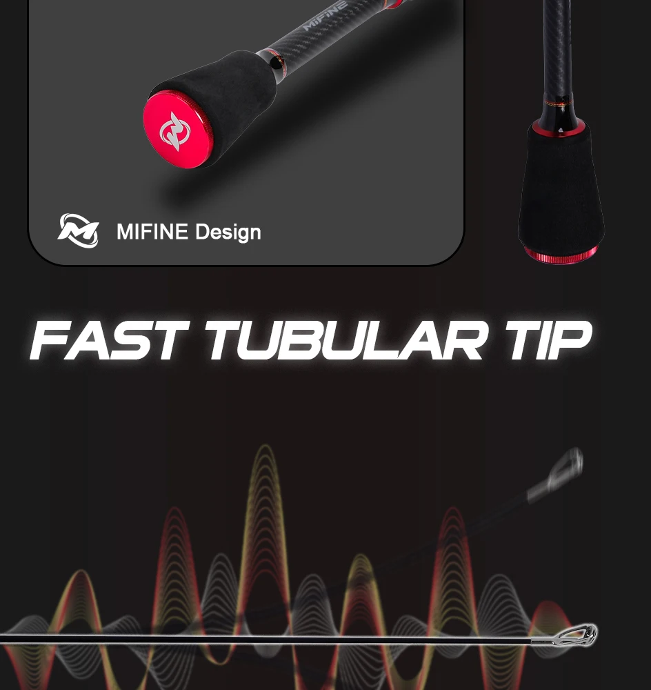 MIFINE COZY TELE TROUT Angelrute 24T Carbonfaser Teleskopische Reise-Rock-Spinning-Rute CW 0,8-5g Röhrenspitzen Forellenangeln – Detail 10