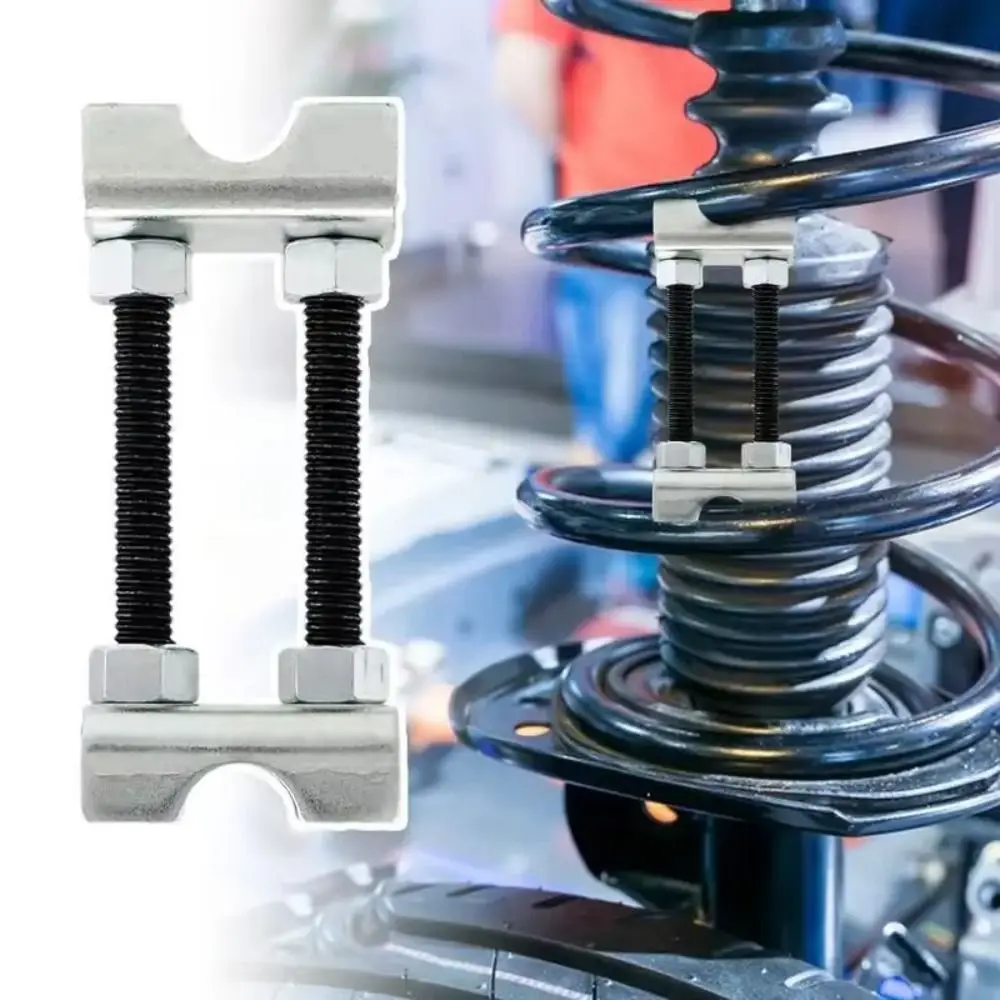 

2-Way Adjustable Coil Spring Compressor Carbon Steel Construction Manual Operation Shock Absorber Tool 1-2 Inches Adjustment