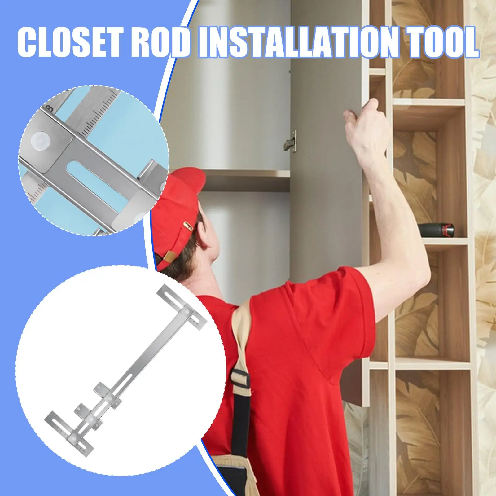 

Punching Positioning Ruler Stainless Steel Jig Template Hardware Positioning Hole Opener For Professional Carpenters Enthusiasts