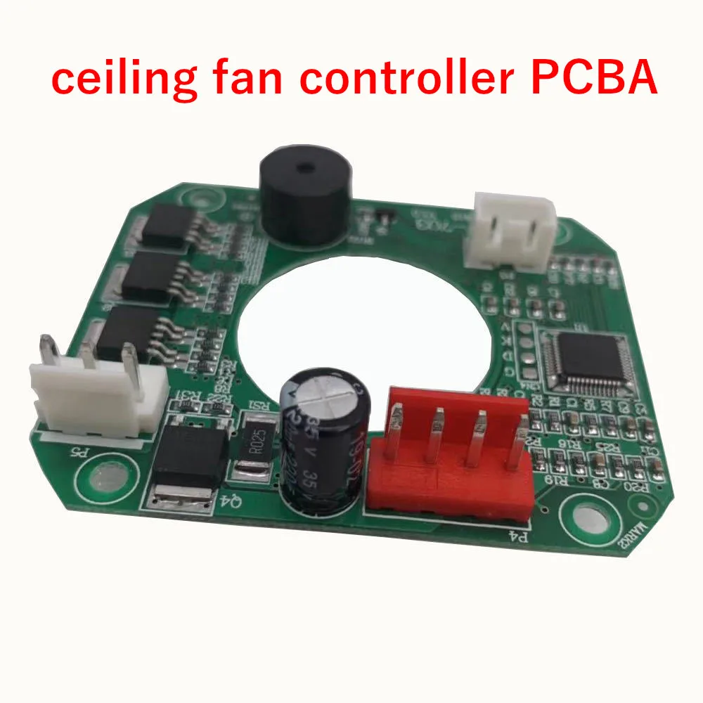 Solar fan driver PCBA with remote control ceiling fan controller 12v dc brushless motor controller Power 36W