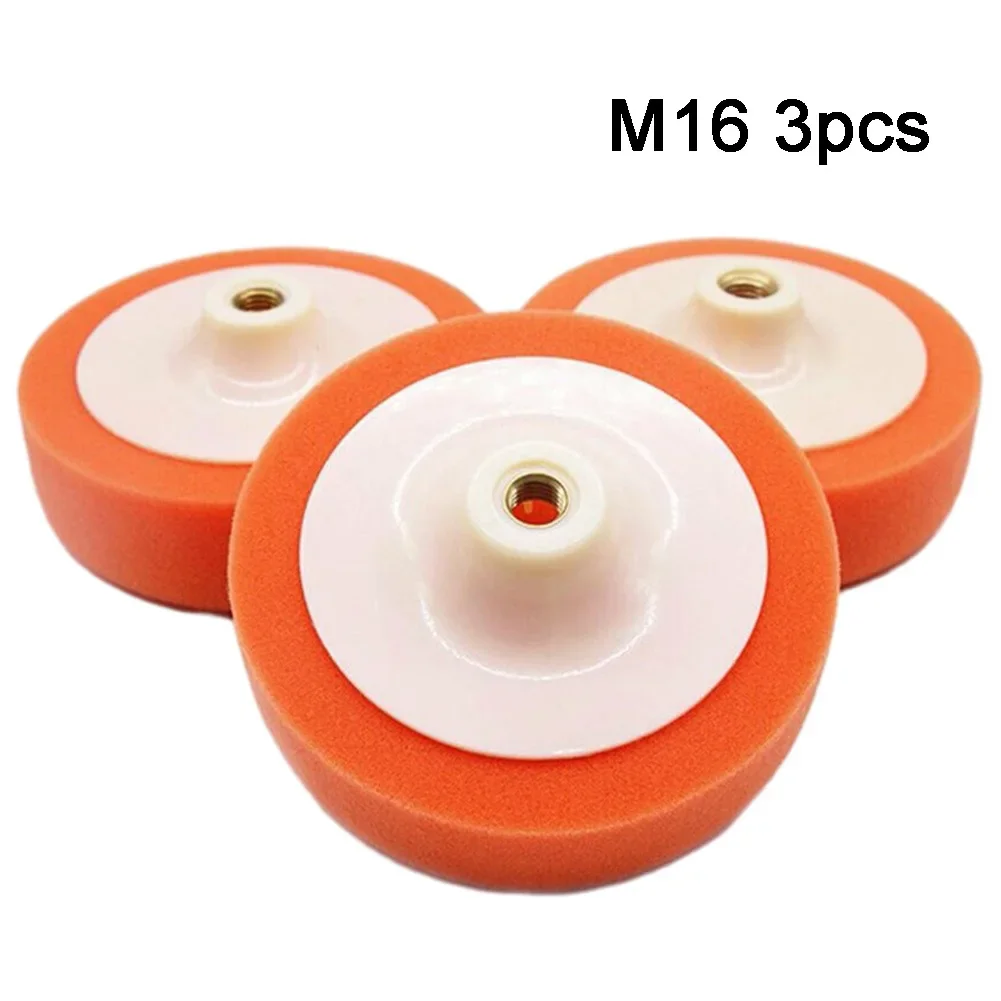 Imagem -02 - Almofada de Polimento de Carro Auto M16 Esponja de Enceramento para Polidor Depilação de Rodas Lavagem de Carro e Manutenção 150 mm 6in Pcs