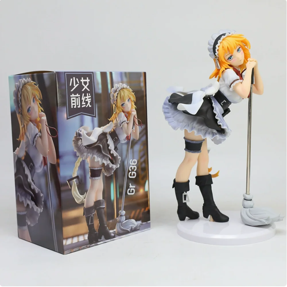 

21CM Girls Frontline GR G36 Cute maid attire Standing Ver. Anime Action Figure Toys Gift