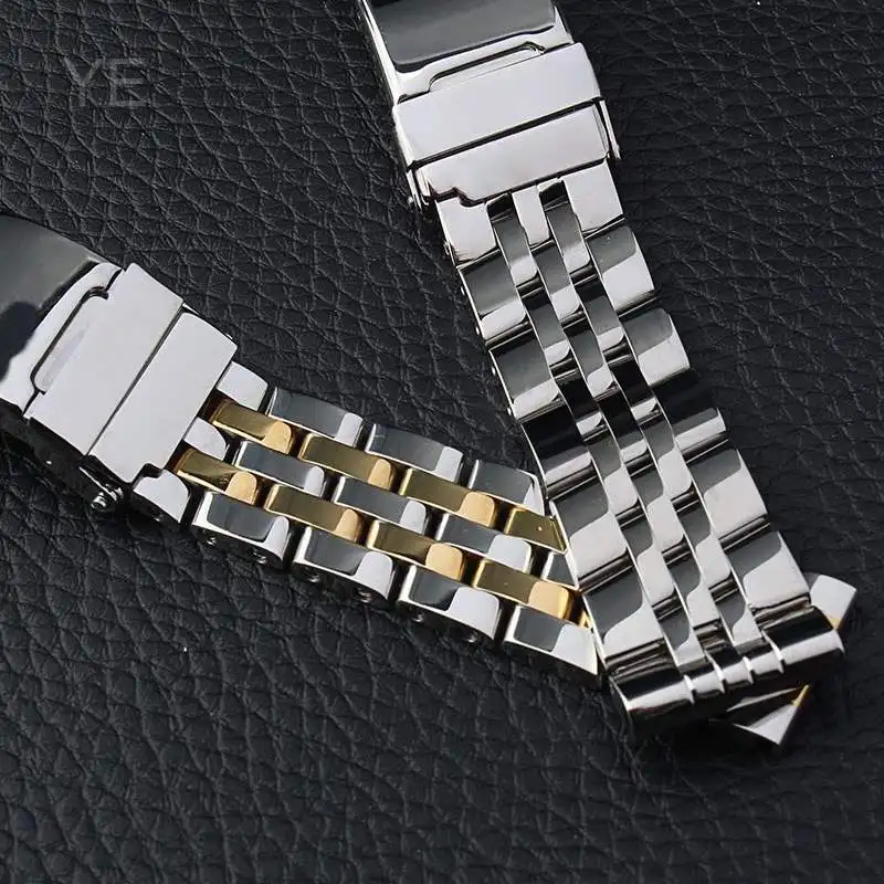 Original Version 20 22 24 Mm  for Breitling High-quality Stainless Steel Strip Folding Buckle Replacement Watch Strap