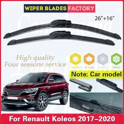 Car Wiper Blade Front Window Windshield Rubber Refill Wiper For Renault Koleos 2017 2018 2019 2020 LHD 26