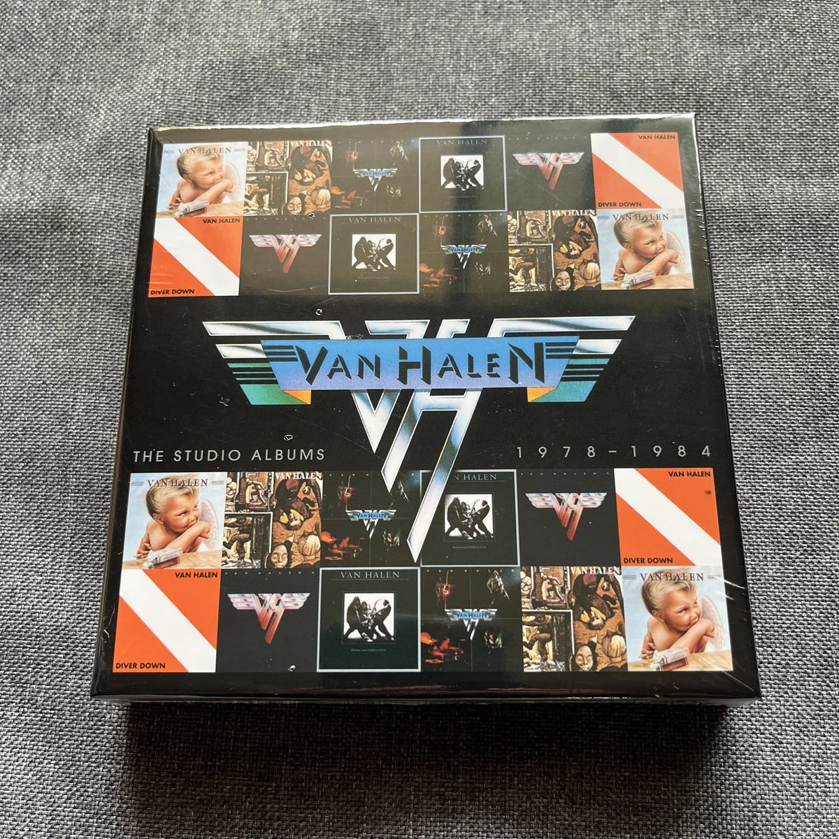 Rock Van Halen Music CD The Studio Albums 1978-1984 6pcs Music Record Fair Warning	Walkman Car Audio Disc Soundtracks Box Gifts