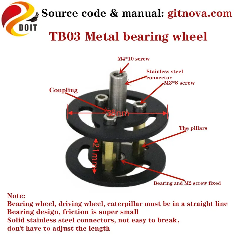 Kit de châssis de réservoir de Robot intelligent en métal TS300, charge de 8KG, système d'absorption des chocs indépendant, moteur à couple élevé, jouet éducatif à monter soi-même