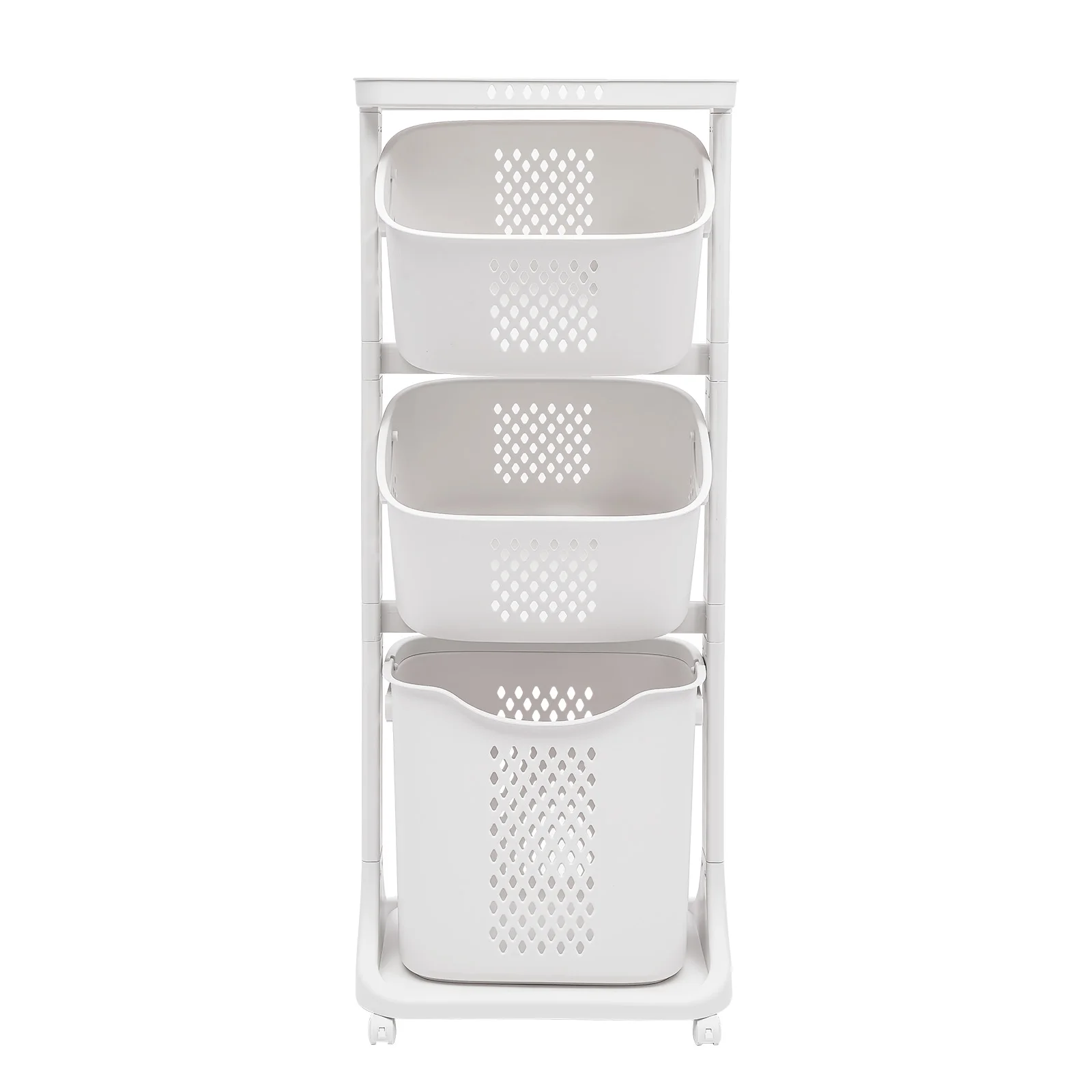 Imagem -04 - Rack Lavanderia com Cesta Nível Stand Lavandaria Hamper Basket Sorter