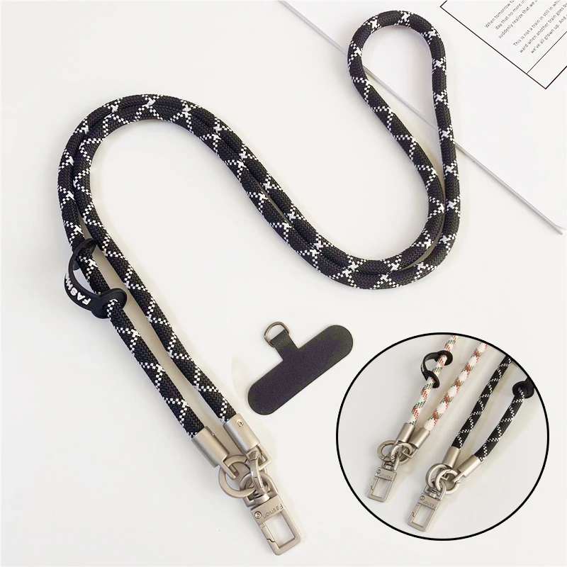 

Light Luxury Hardware Mobile Phone Lanyards Crossbody Phone Hanging Rope Neck Straps Anti-lost Lanyards Cell Phone Accessories