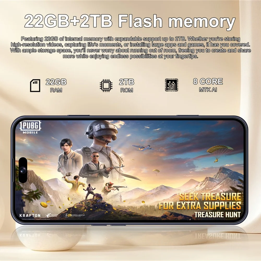 K-Touch Mobile Phones M17 Pro Max Smartphone Android 15 Cell Phone 7.3 Inch 16+48MP Camera 7800mAh 5G Dual SIM Face Unlocked Global Version Cellphones For Men Women
