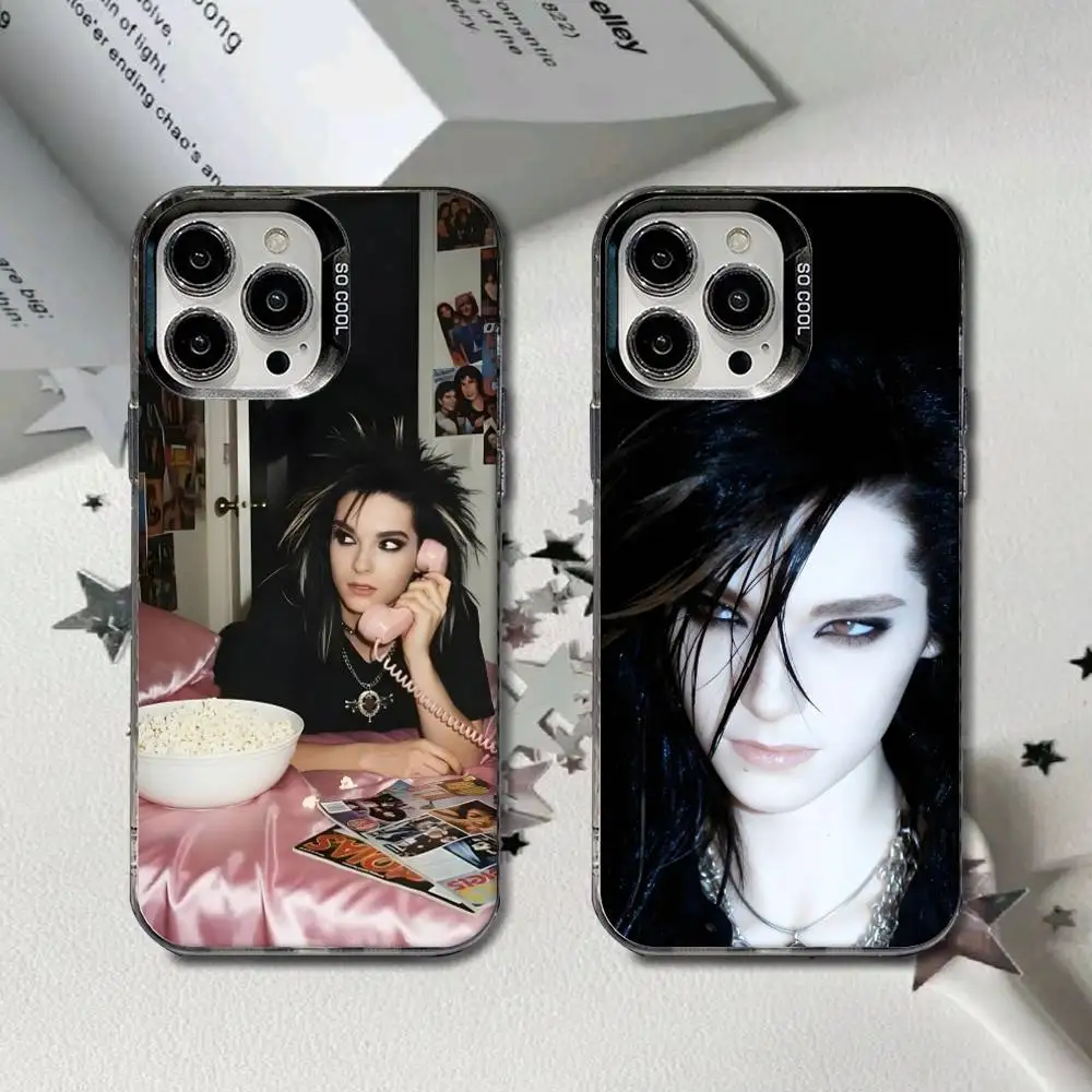 

Bill Kaulitz Rock COOL Phone Case For iPhone 16,15,14,13,12,11,8,7,Pro,Max,Plus,Mini,XS,SE Black Matte Hard