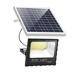 54-362LED Solar Flood Lights Zdalne sterowanie Reflektor zasilany energią słoneczną Zewnętrzne wodoodporne IP67 Villa Street Light Regulowany kąt