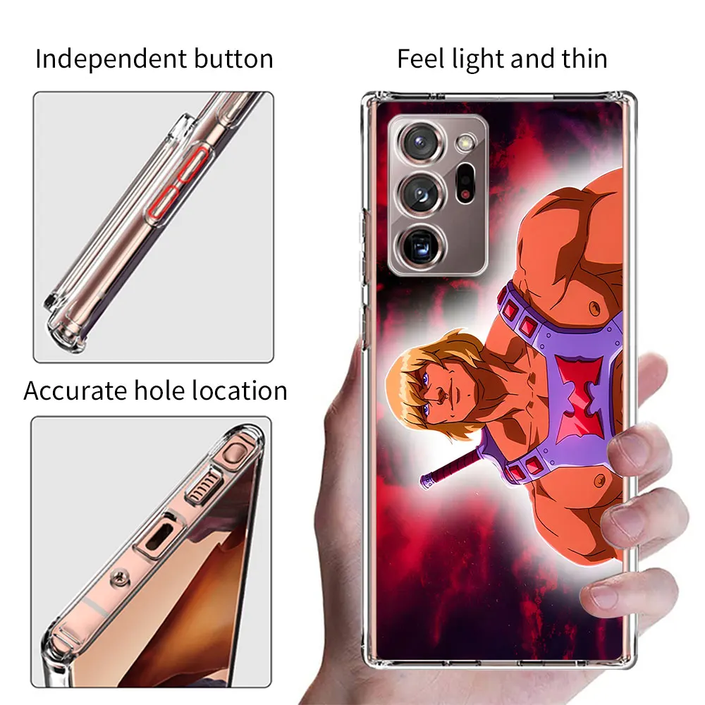 Anime Masters of the Universe Revolution Shell for Samsung Galaxy Note 20 Ultra 5G 10 Plus 8 9 10 Lite TPU Phone Case Soft Cover image 5
