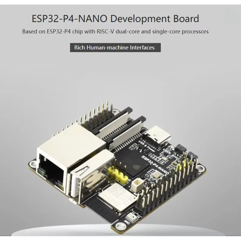 ESP32-P4-ESP32-P4 RISC-V MCU Bluetooth5/BLE Wi-Fi6 32MB PSRAM 16MB Flash Camera Interface MIPI CSI 2-Lane