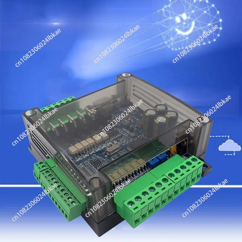 PLC Industrial Control Board FX3U-14MT with Analog Input and Output Controller Transistor Embedded