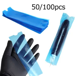 Disposable Tattoo Pen Bags 50/100pcs Cartridge Tattoo Machine Cover Sleeves PMU Supplies Clip Cord Cover Filter Pen Accessories