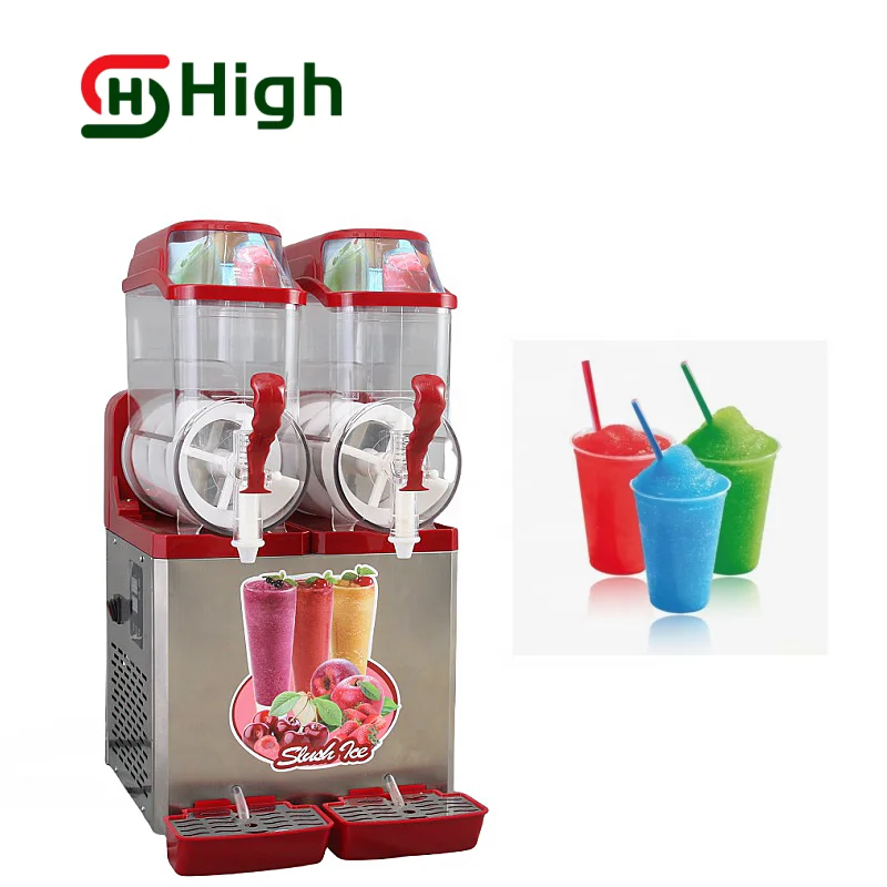 

Commercial Frozen Drink Slush Slushy Making Machine Smoothie Maker Electric Snow Melting Machine