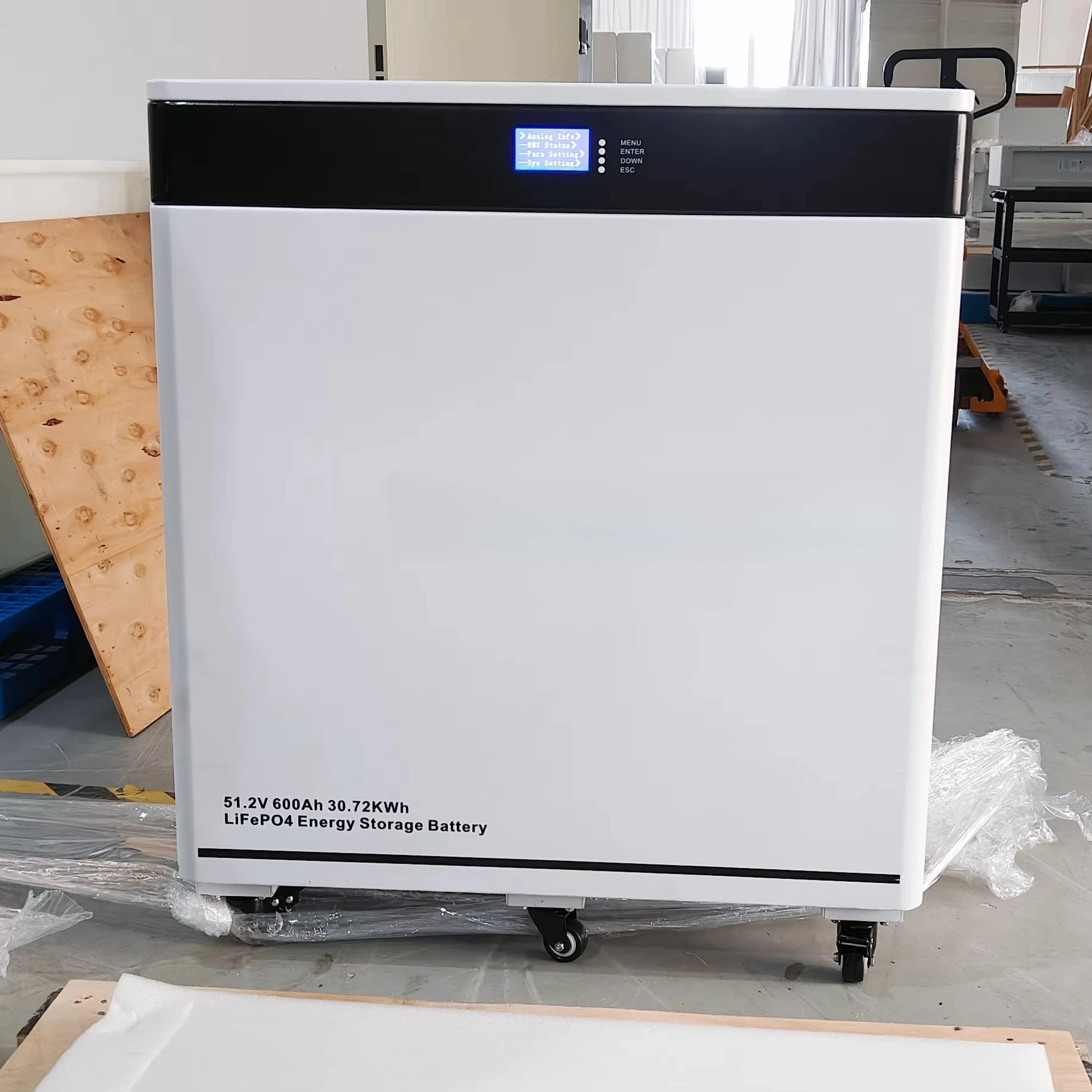 30kwh Lithium Battery 30kWh LiFePO4 Battery Energy Storage System 51.2V 600Ah ESS for Home Use