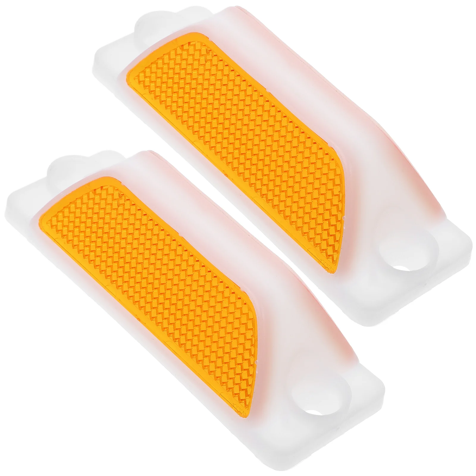 2 Pcs Side Marker Reflective Delineator Signs Driveway Reflectors Polycarbonate Plastic Road