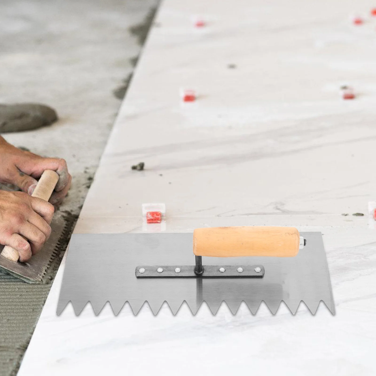 مجرفة الخرسانة البناء الثقيلة الكربون الصلب الخشب مقبض دريوال مجرفة منحني قبضة الاسمنت مكشطة أداة إزالة شبكة النفط