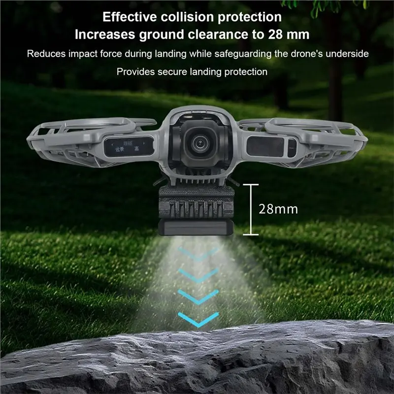 DT98 Night Flying Light for DJI Neo 2 Drone Strobe Anti-Collision LED Navigation Light with Landing Gear