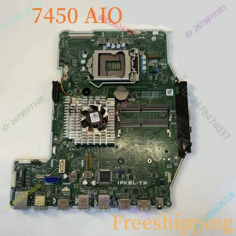 

CN-019KMN For DELL OptiPlex 7450 AIO Motherboard IPKBL-TP 019KMN 19KMN LGA1151 DDR4 Mainboard 100% Tested Fully Work