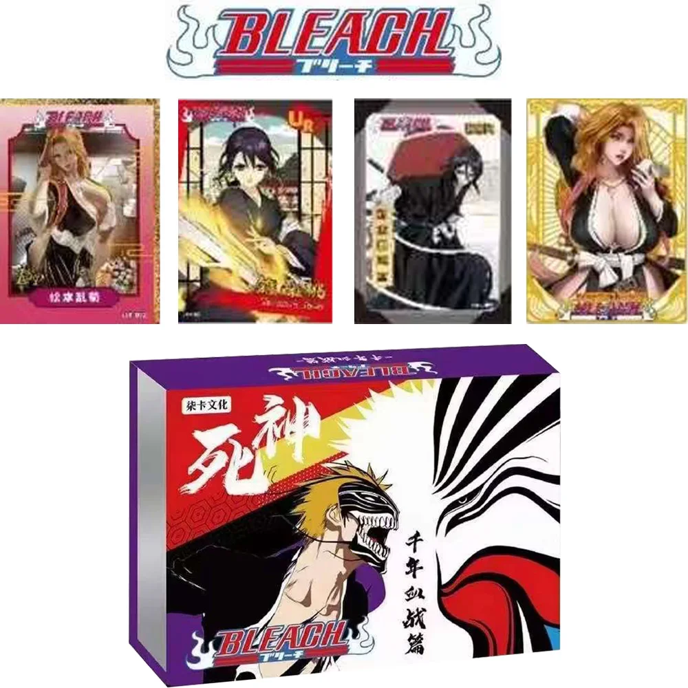 New Japanese Anime Bleach Lsp Ssp Rare Collection Cards Booster Box mille anni Blood War Board Card bambino regalo di compleanno per bambini