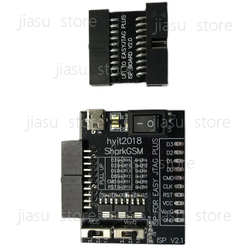 eMMC ISP TOOL Adapter, Compatible with Easy Jtag Plus Z3X Box, Phone Repair ISP Programming Jig Accessory