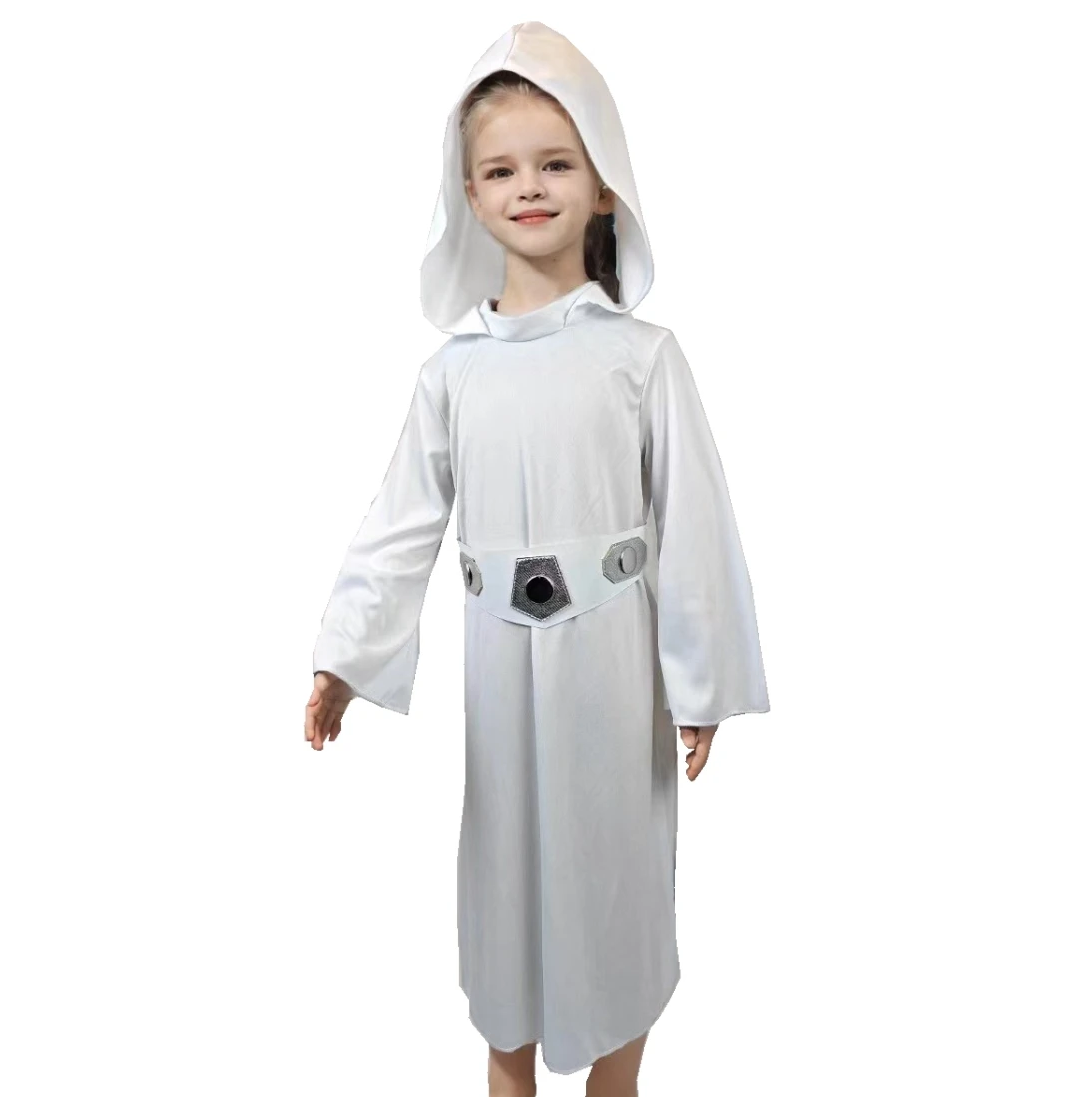 2024 Girls Costume Halloween Princess  LEIA  Organa Solo Cosplay skywalker  team