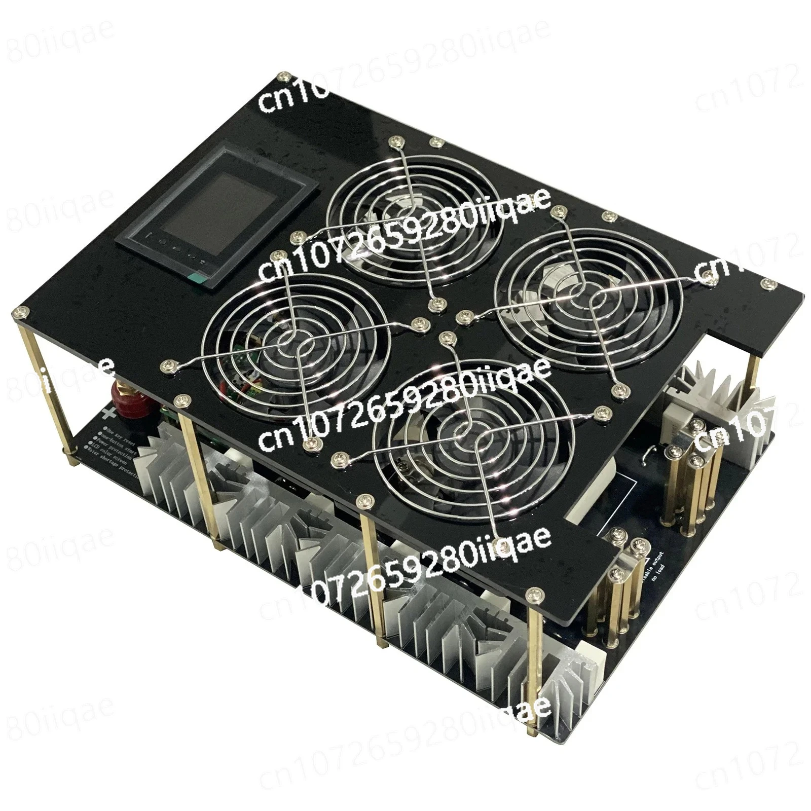 5000 واط جهاز تسخين حثي 5KW آلة التدفئة التعريفي مع مقياس الطاقة الكهربائية 150 مللي بوتقة تيار مستمر 48 فولت 3000 واط امدادات الطاقة