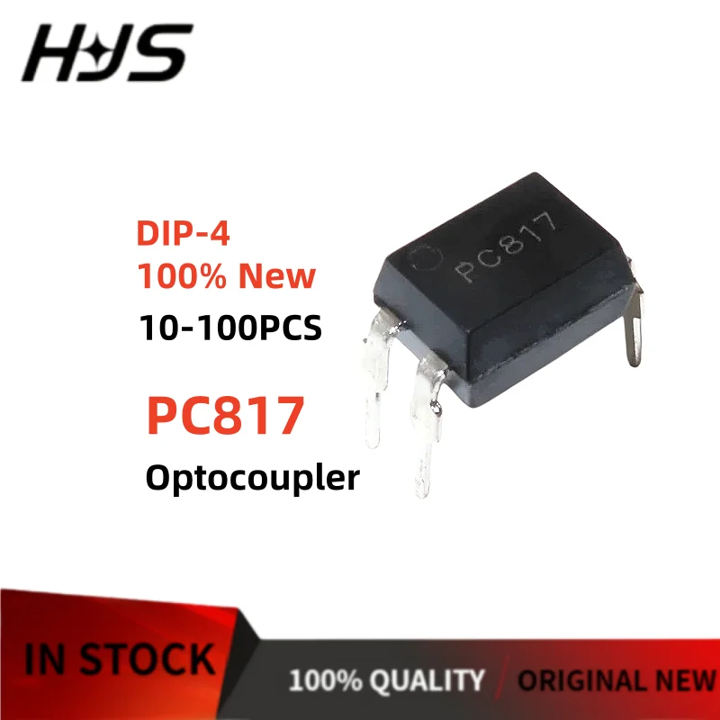 10-20-50-100PCS PC817 817 817C PS817C DIP-4 Voltage Regulation Module Optocoupler IC ‌NEW