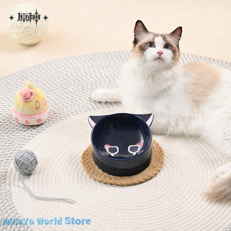 

Wanderer Ceramic Pet Bowl Official Genuine Genshin Impact Wanderer Ceramic Fairy Tale Cat Home Series Balladeer Cat Bowl Gifts