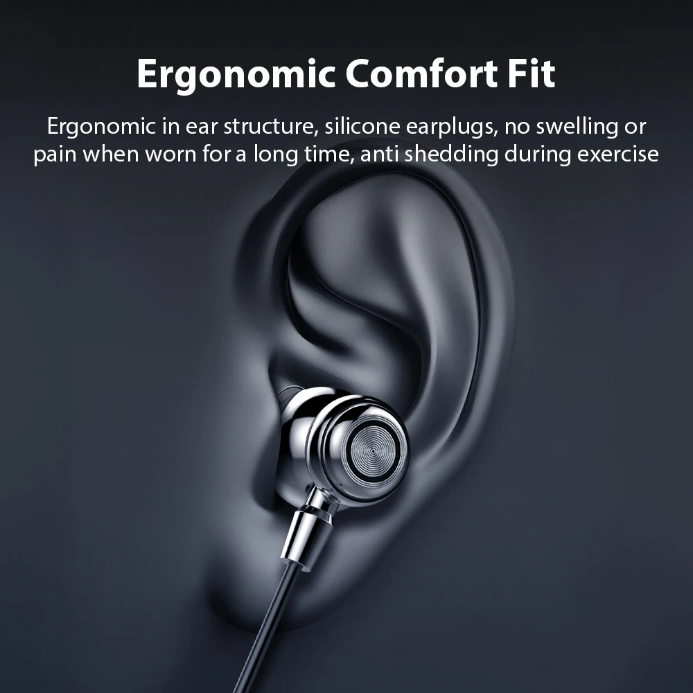 USB نوع C سماعات أذن سلكية مغناطيسية HiFi مع ميكروفون للحد من الضوضاء ياربود لسماعات سامسونج جالاكسي آيفون 17 16 3.5 مللي متر