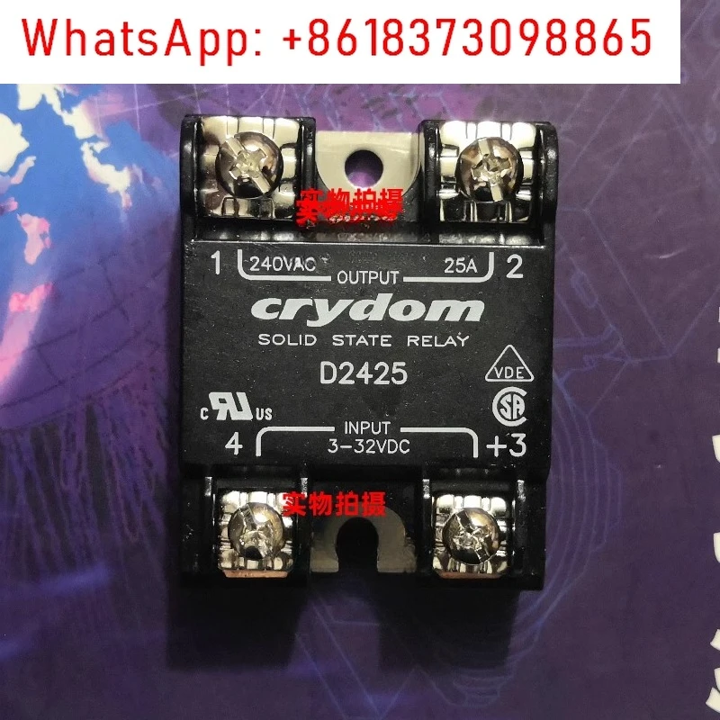 مرحل الحالة الصلبة crydom الأصلي D2425 D2450 D24125PG عشرة التعويضات لواحد مزيف