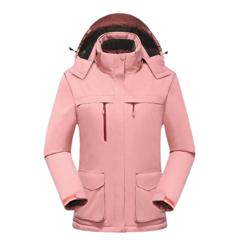 USB smart insulation padded clothes Electric heated clothes couple heated jacket