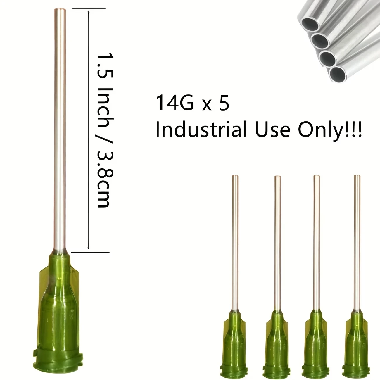 30ml Syringe with Blunt Needle Tip, Used for Essential Oil Filling, Measuring, and Dispensing, Set of 5 Pieces, Laboratory Dispensing Supplies