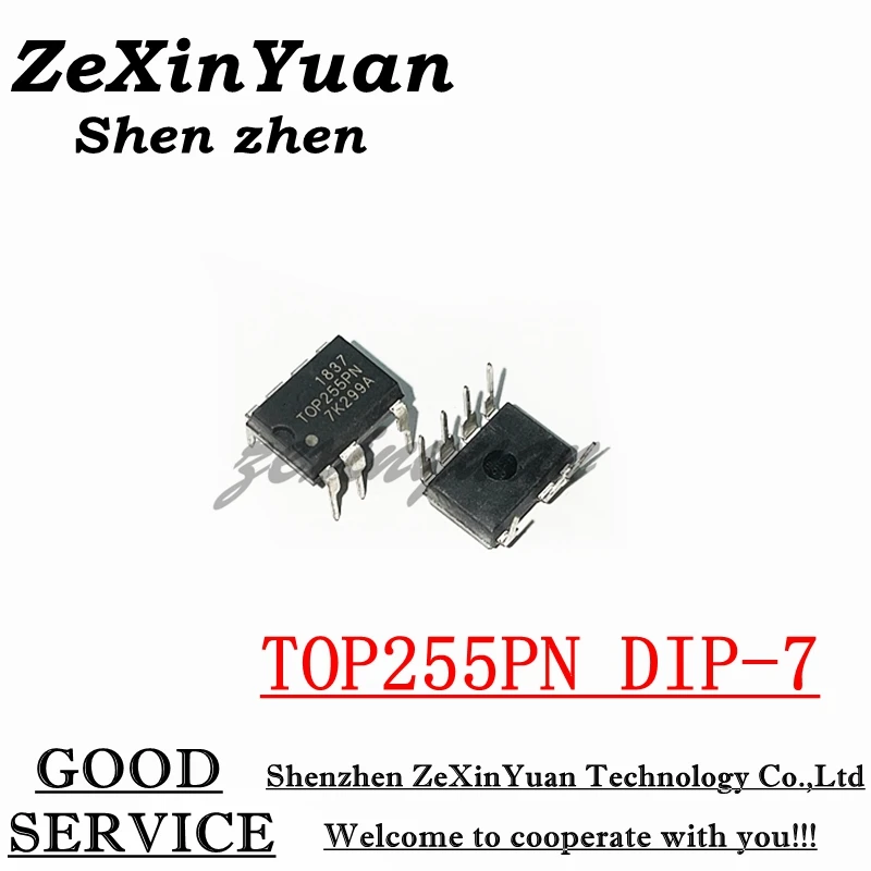 10PCS/LOT TOP255PN  TOP255PG TOP255P TOP255 DIP-7 NEW  Best quality power management chip IC