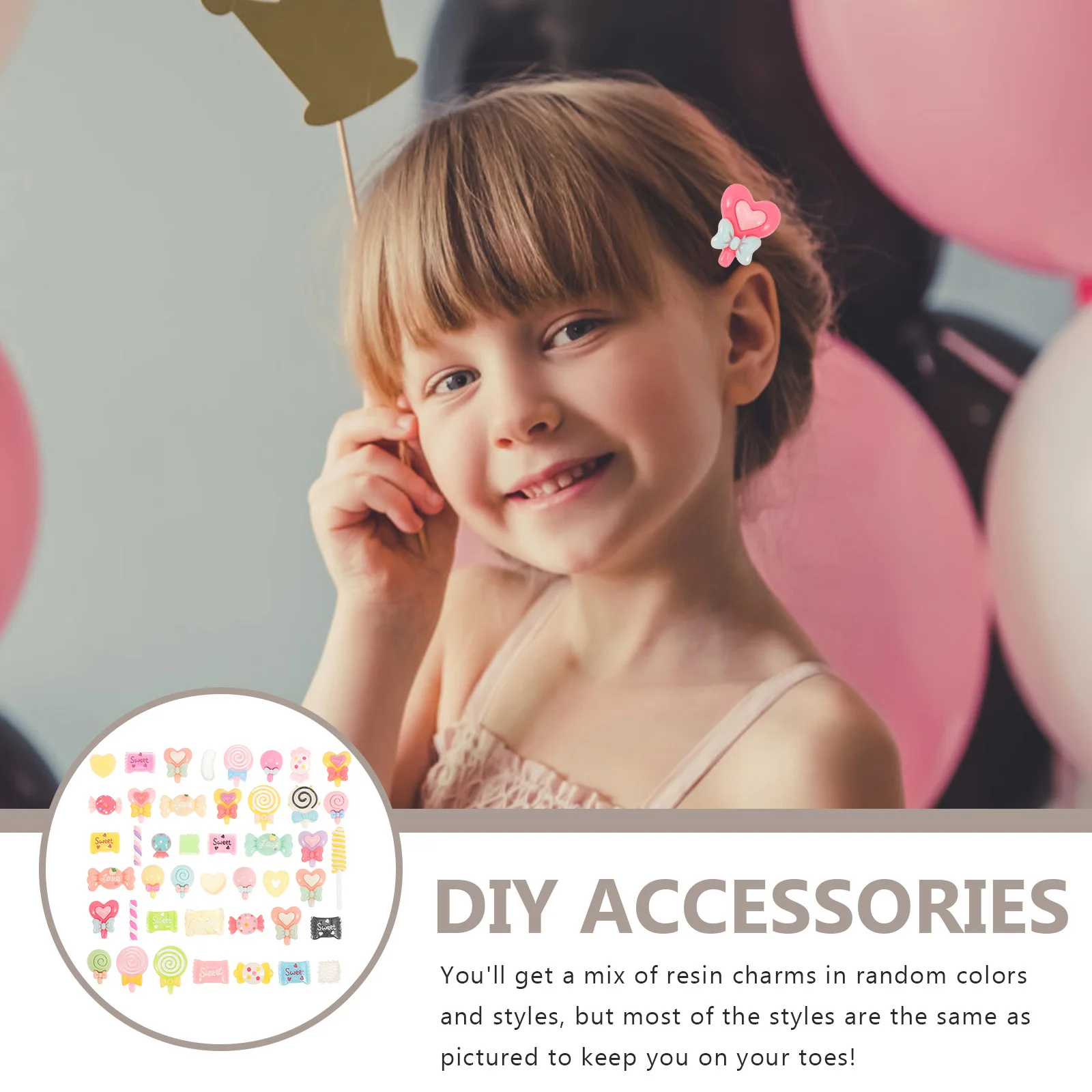 

50 шт., кавайные конфеты, подвески, леденец, нуга, стили, сделай сам, украшения для корпуса телефона, детские воображения, аксессуары для волос «сделай сам»