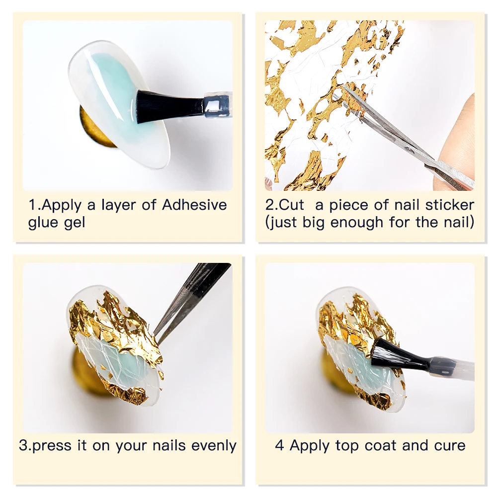 1Roll/Box Net Line Nail Stickers For Nails Gold Silver Mesh Nail Transfer Foil Paper Decals 3D Nail Art Decorations DIY Design image 6