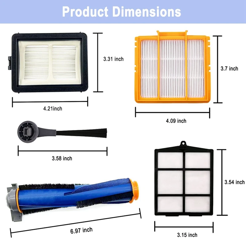 Запчасти для пылесоса Shark AV2501AE AV2502AE, основная и боковая щетки, фильтр НЕРА