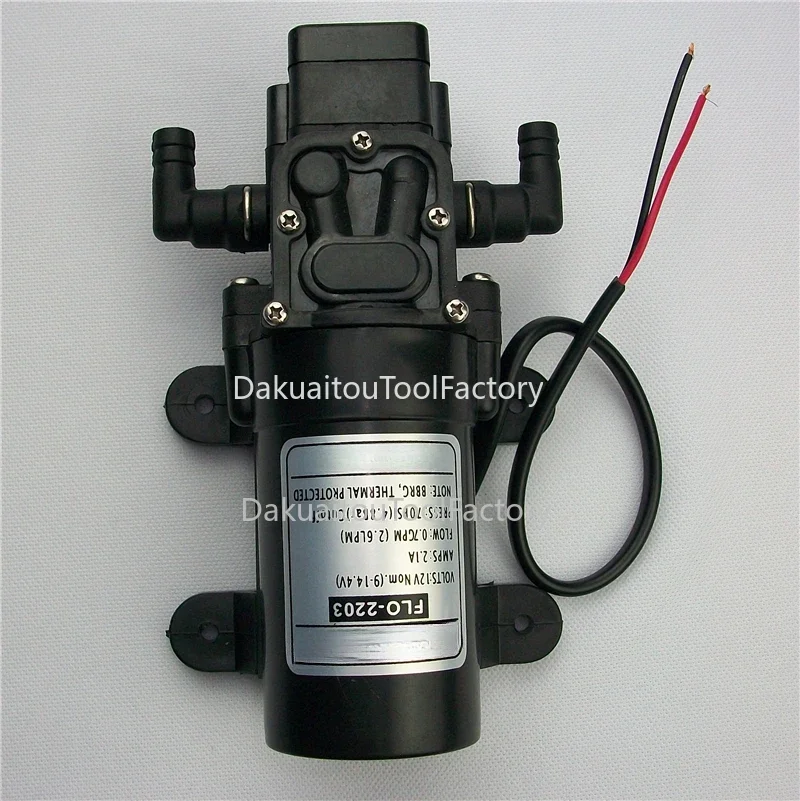 12v self-priming pump agricultural high-pressure diaphragm pump DC miniature FL-2203-1 spray