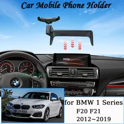 BMW 1 시리즈 F20 F21 용 자동차 마운트 2012 ~ 2019 새로운 MagSafe 자기 휴대 전화 홀더 브래킷 중력 스탠드 자동차 액세서리