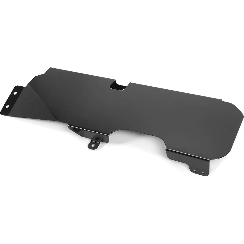 لوحة انزلاقية لخزان الوقود HECASA متوافقة مع 2007-2018 Wrangler JK 2 Door Skid Plate Black Powder Coated