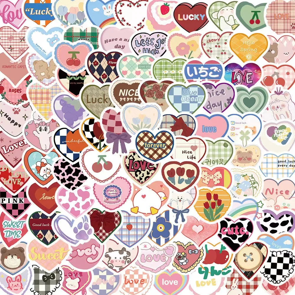 

SELL!!!10/100pcs Summer Sweetheart Love honey Laptop Bicycle Guitar Skateboard Sticker Kid DIY Graffiti Waterproof stickers