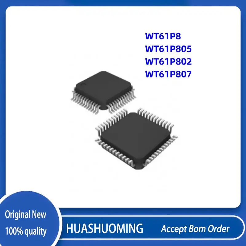 10Pcs/Lot new  WT61P8 WT61P802 WT61P805 WT61P807 WT61P  QFP-48