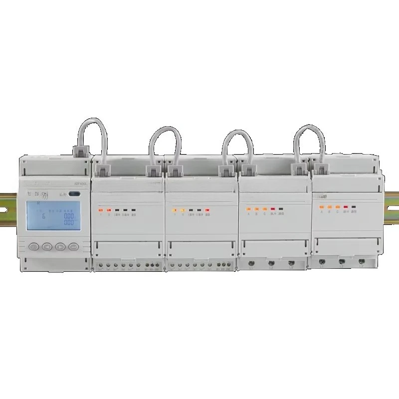 Multi-channel smart meter measures the power of 6 three-phase circuits, 1 main body and 6 sub-modules